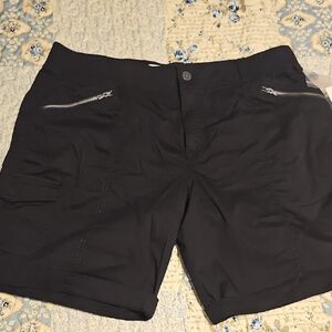 Sonoma Black Women's Cargo Shorts with Zip Pockets